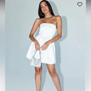 Princess Polly - Spader corset mini dress white